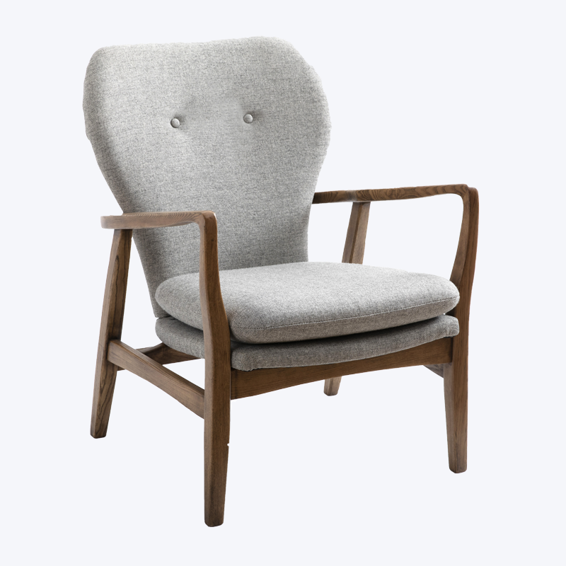 เก้าอี้อาร์มแชร์ไม้ออกแบบ GK46